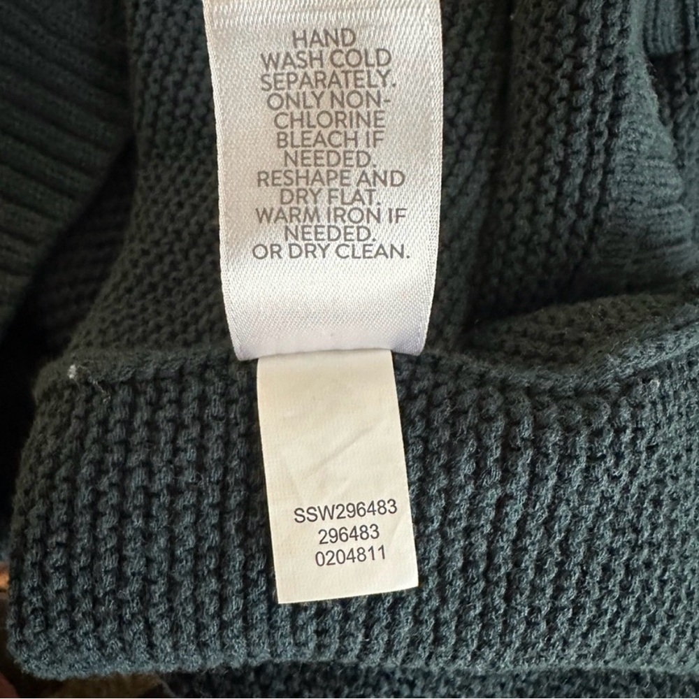 J. Jill Wearever Collection green textured sleeveless sweater Size XL Tall - Picture 4 of 4